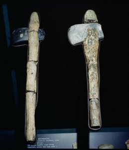 Hachas de piedra, prehistóricas